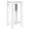 Miniatyrbillede 1 af 6: Multifunktionel sidebord høj 51 x 50 x 103,5 cm ingeniørtræ hvid DEC036413 Vit