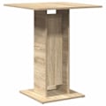 Miniatyrbillede 4 af 4: Auxiliary side table bar table 60 x 60 x 75 cm ingeniørtræ farve eg DEC036551 kastanj