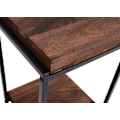 Miniatyrbillede 5 af 6: Plantesupport, blomsterhylde, sidebord i metal MDF mørkebrun 101