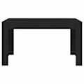 Miniatyrbillede 2 af 4: Design spisebord enkel 140 x 74,5 x 76 cm sort agglomerat DEC036644 Svart