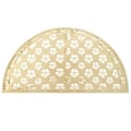 Miniatyrbillede 3 af 6: Side table semi-round 72 x 36 x 74 cm in gilded metal DEC032548 Metall