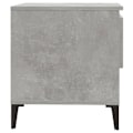 Miniatyrbillede 4 af 6: Side table with drawer 50 x 46 x 50 cm grey engineered wood DEC032456 kastanj
