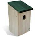 Pikkukuva 2 / 3: Linnunpönttö - DEC - 8 kappaletta - Männystä - 12x12x22 cm - Vihreä katto Trä, grönt