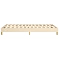 Pikkukuva 3 / 4: Sängram - Icke specificerad - 120x200 cm - Krämfärgad tyg - 1 plats - Modern design Grädde