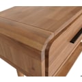 Miniatyrbillede 3 af 6: "Table console side table med to hylder og to skuffer i akacietræ 80x120x35 cm 04_0008493" kastanj