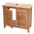 Miniatyrbillede 1 af 6: Bamboo design undersink cabinet, praktisk og elegant til badeværelse 60x67x30cm 04_0001253 Flerfärgad
