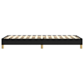 Miniatyrbillede 3 af 6: Sengebund med ben, ramme 100x200 cm, sort stof TDL0207038 Svart