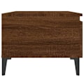 Miniatyrbillede 4 af 6: Side table coffee table with drawer 50 x 46 x 35 cm brown engineered wood DEC032405 kastanj