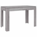 Pikkukuva 4 / 5: Moderni ruokapöytä 120 x 60 x 76 cm harmaa insinööripuusta DEC036676 kastanj