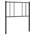 Miniatyrbillede 1 af 5: Hovedgærde til soveværelse, sengemøbel 75 cm, sort metal TDL0202410