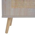 Pikkukuva 4 / 6: Kompakti buffet kaapilla, jossa on kaksi säilytyskomponenttia, kubu-puusta, tammen näköinen, 56x80x30 cm 04_0006518 kastanj