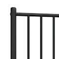 Miniatyrbillede 4 af 5: Hovedgærde til seng, soveværelse, møbel 75 cm, sort metal TDL0202412