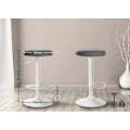 Miniatyrbillede 2 af 4: Barstole - Décoshop26 - TDB10680 - Sæt af 2 - Højdejusterbar - Moderne design Vit