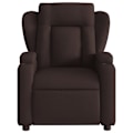 Miniatyrbillede 5 af 6: Fauteuil relax TV med behagelig polstring, manuel vippefunktion i mørkebrun stof DEC027996 kastanj