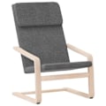 Miniatyrbillede 1 af 6: Moderne grå stof lounge stol design sofa DEC026686 Grå