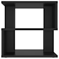 Miniatyrbillede 2 af 4: Side table for sofa end entry living room furniture 40 x 40 x 40 cm black particleboard DEC032483 Svart