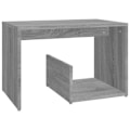 Miniatyrbillede 1 af 5: Sofaendebord 59 x 36 x 38 cm grå ingeniørtræ DEC032538 kastanj