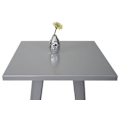 Miniatyrbild 2 av 4: Hög matbord för stående sittande i industristil i grå metall