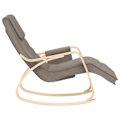 Miniatyrbillede 3 af 6: Fauteuil relax TV polstret til stue i taupe stof DEC029087 Mol