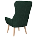 Miniatyrbild 4 av 6: Loungestol modern design i mørkegrønt stof DEC026780 Grön