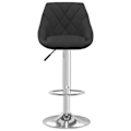 Pikkukuva 2 / 6: Bar stool x1 korkeatuoli mustalla sametilla, timanttikuvioinnit ja teräs DEC029533 Svart
