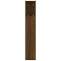 Miniatyrbillede 3 af 5: Hovedgærde med opbevaring, sengetilbehør, natbord, hylde 180 x 18,5 x 104,5 cm MDF brun TDL0200060