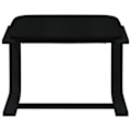 Miniatyrbillede 4 af 6: Moderne loungestol sofa design med fodskammel i sort stof DEC026537 Svart