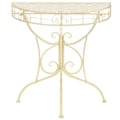 Miniatyrbillede 2 af 6: Side table semi-round 72 x 36 x 74 cm in gilded metal DEC032548 Metall