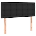 Miniatyrbillede 1 af 6: Hovedgærde - Ikke specificeret - 90x78/88 cm - Syntetisk læder sort - Klassisk stil - Holdbar Svart