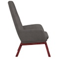 Miniatyrbillede 3 af 6: Moderne grå stof lounge stol sofa stol DEC026669 Grå