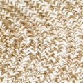 Pikkukuva 2 / 4: Käsintehty matto, valkoinen ja luonnollinen jute 90