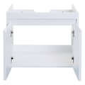 Miniatyrbillede 5 af 6: Vægmonteret skabsarrangement til badeværelse under vask med 2 døre 48x59x46 cm MDF hvid 04_0007847 Vit