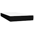 Miniatyrbillede 5 af 6: LED sengramme med hovedgærde madras 80x200cm sort stof TDL0209099