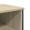 Miniatyrbild 5 av 6: Praktisk console sidobord med förvaringsfack 100 x 35 x 74,5 cm ingenjörsträ färg ek och metall DEC031 kastanj