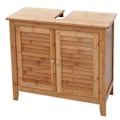 Miniatyrbillede 3 af 6: Bamboo design undersink cabinet, praktisk og elegant til badeværelse 60x67x30cm 04_0001253 Flerfärgad