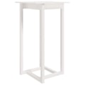Miniatyrbillede 1 af 4: Multifunktionelt sidebord højt 60 x 60 x 110 cm i massivt hvidt fyrretræ DEC036416 Vit