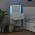 Pikkukuva 3 / 6: Seinäliitintaso LED-valoilla ja laatikolla 48,5 x 32,5 x 80 cm valkoista taihinta DEC034162 Vit