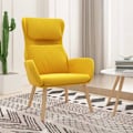 Miniatyrbillede 1 af 6: Lounge stol sofa design moderne design moderne sennep gul velour gul DEC026711 Gul