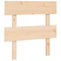 Miniatyrbillede 1 af 4: Hovedgærde - Massivt fyrretræ - 93,5 x 3 x 81 cm - Moderne stil - Brun farve
