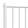 Pikkukuva 4 / 5: Sänggavel tillbehör sovrum möbel 80 cm metall vit TDL0202456