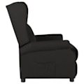 Miniatyrbillede 3 af 6: Fauteuil relax TV med komfortabelt polstring i sort stof DEC028106 Svart
