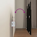 Miniatyrbillede 4 af 4: Hovedgærd vedhæng seng soveværelse væg møbel stil palle 95,5 x 3 x 80 massivt træ sort