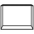 Miniatyrbillede 2 af 6: Elegant design entrebord, konsolbord 100 x 35 x 75 cm, hærdet glas og stål DEC032081 Flerfärgad