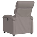 Miniatyrbillede 4 af 6: Fauteuil relax TV med komfortabel polstring, manuel vippefunktion i taupe stof DEC028181 Guld