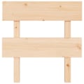 Miniatyrbillede 2 af 4: Hovedgærde - Massivt fyrretræ - 93,5 x 3 x 81 cm - Moderne stil - Brun farve