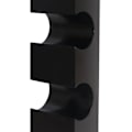 Miniatyrbillede 3 af 4: Flaskeholder vægmonteret flaskeholder, til 5 flasker 99x13x9cm sort 04_0002519 Svart