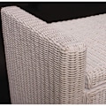 Miniatyrbillede 3 af 4: Banc bænksæde / opbevaringskiste i hvid rattan BAN04018