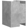 Miniatyrbillede 4 af 6: Natteskab med 3 hylder 45 x 50 x 65 cm grå ingeniørtræ DEC034047 kastanj