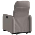 Miniatyrbillede 4 af 6: Fauteuil relax TV med komfortabel polstring og elektrisk løftefunktion i taupe stof DEC028193 Guld