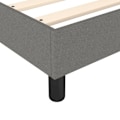 Pikkukuva 4 / 6: Sängrahm med lameller på ben 90x190 cm mörkgrå tyg TDL0207103 Mörkgrå